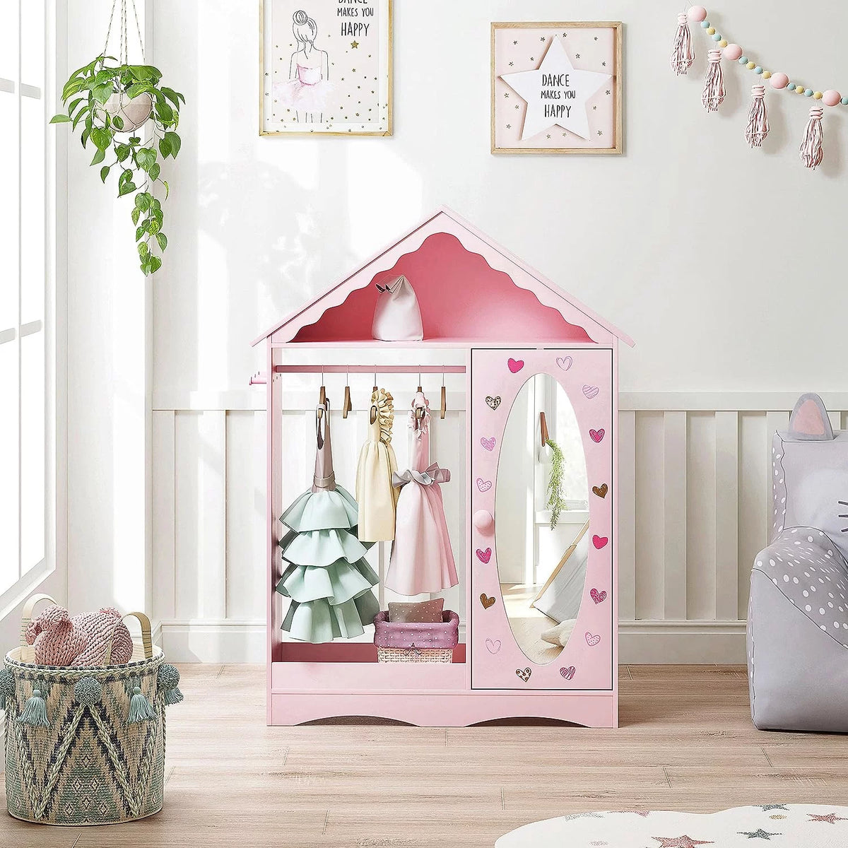 Kids Dress Up Storage with Mirror D389