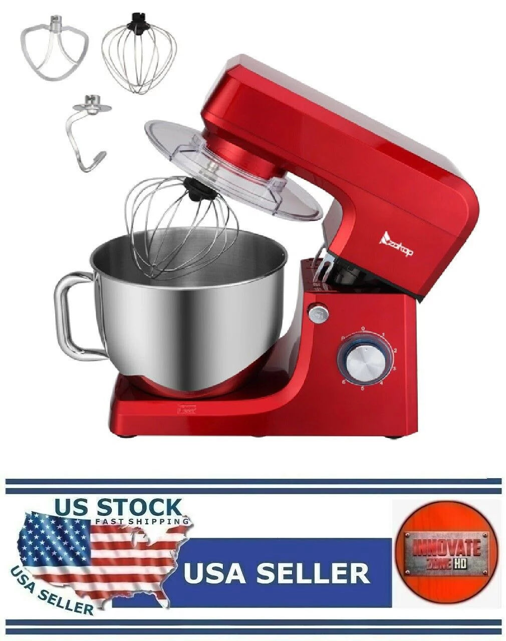 660W Tilt-Head Electric Mixer with 7.5 Quart Stainless Steel Bowl N57158