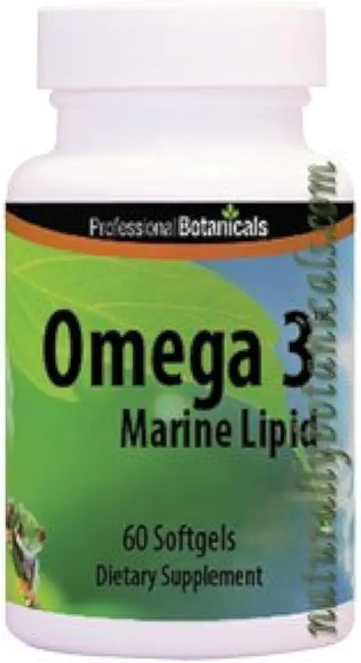 Omega 3 Marine Lipid EPA DHA Vitamin E 60 Soft Gels W32401