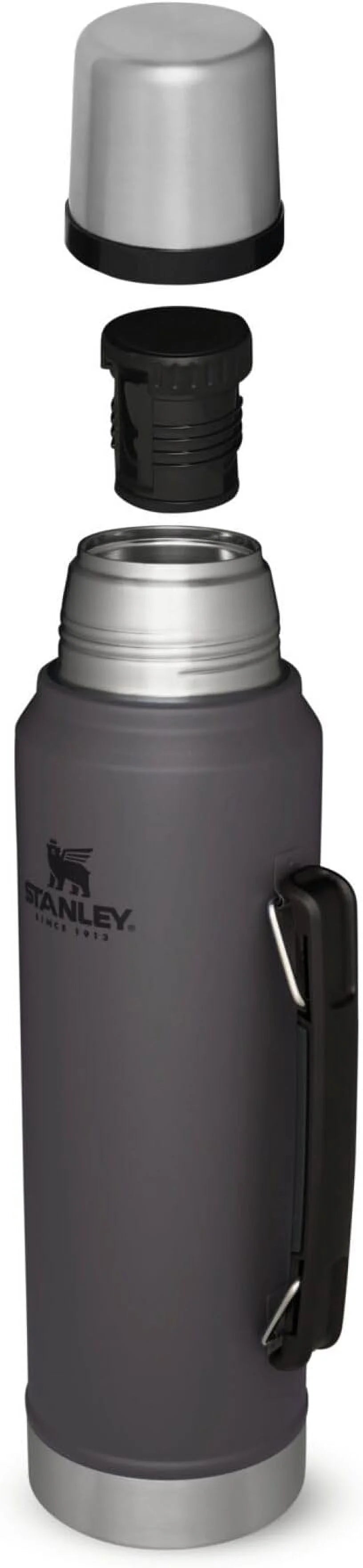 Matte Black 1.1 QT Vacuum Insulated Stainless Steel Bottle X7482