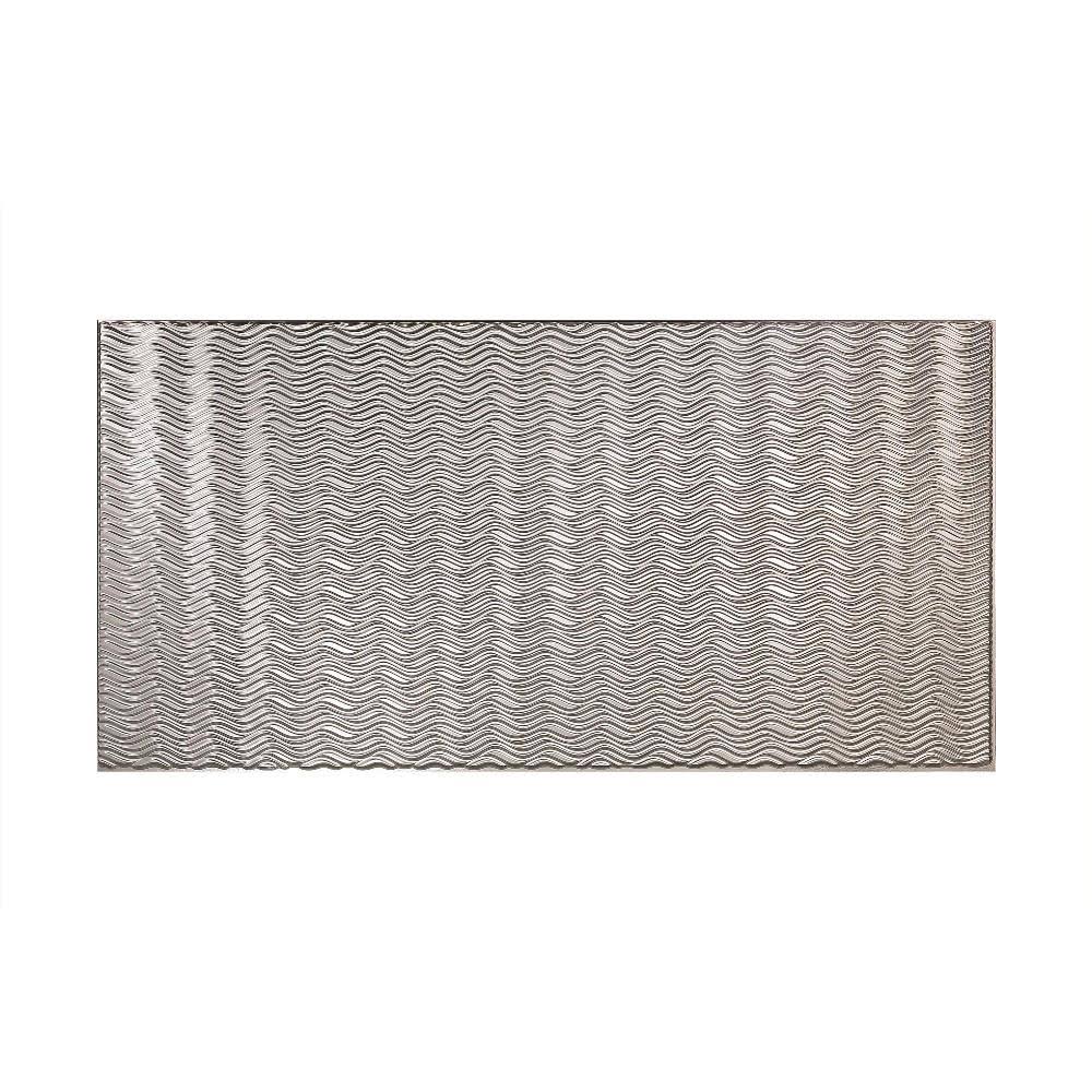Brushed Aluminum Horizontal Wall Panel K866333