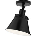1-Light Matte Black Flush Mount K345358