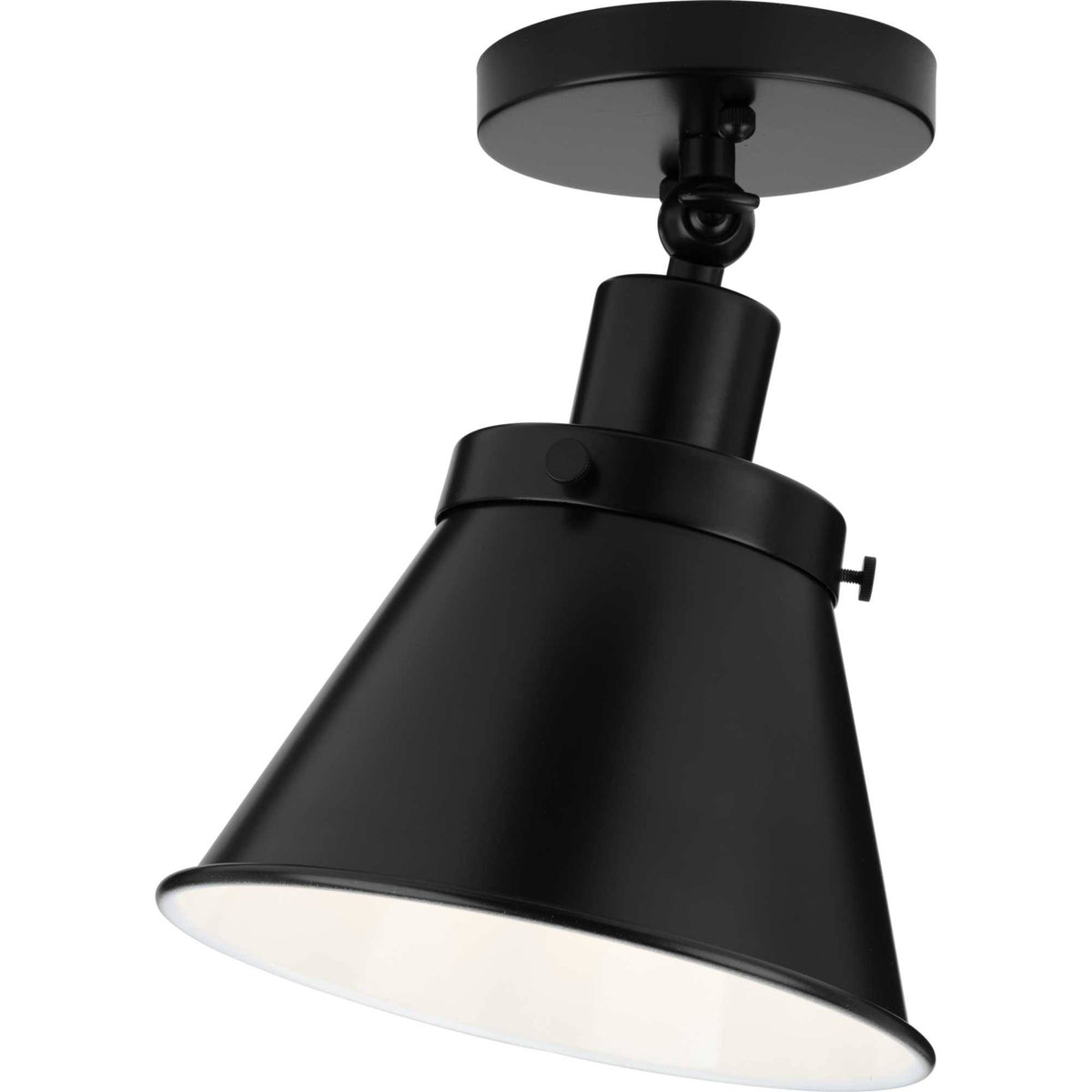 1-Light Matte Black Flush Mount K345358