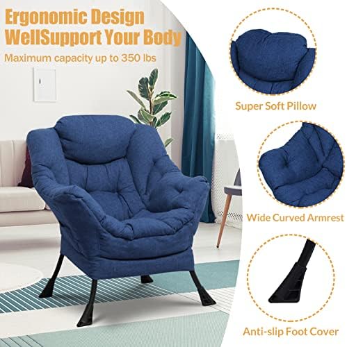 Velvet Fabric Reclining Armchair with Side Pocket A3442