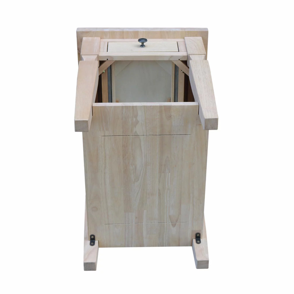 End Table Distressed Hickory Stone Finish D141