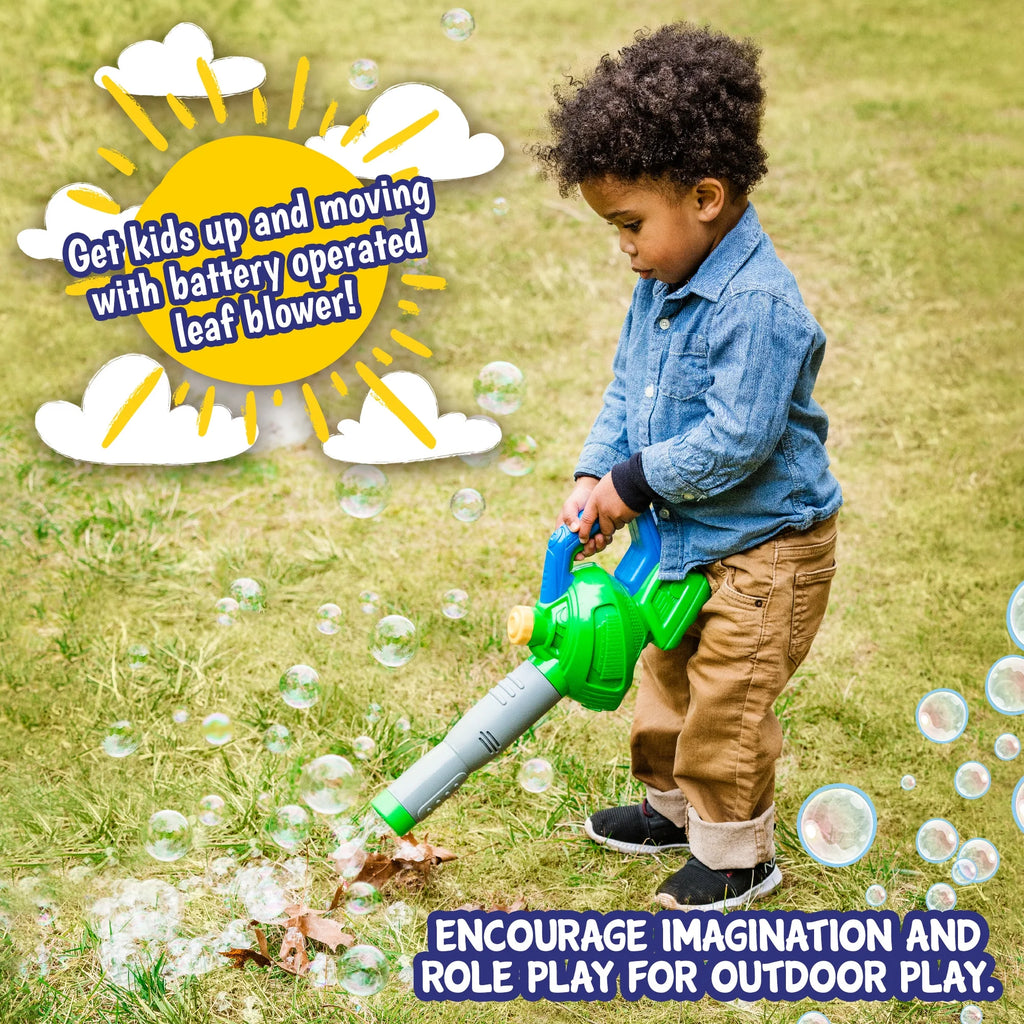 Bubble-N-Fun Toy Leaf Blower with 4oz Refill Solution V11548