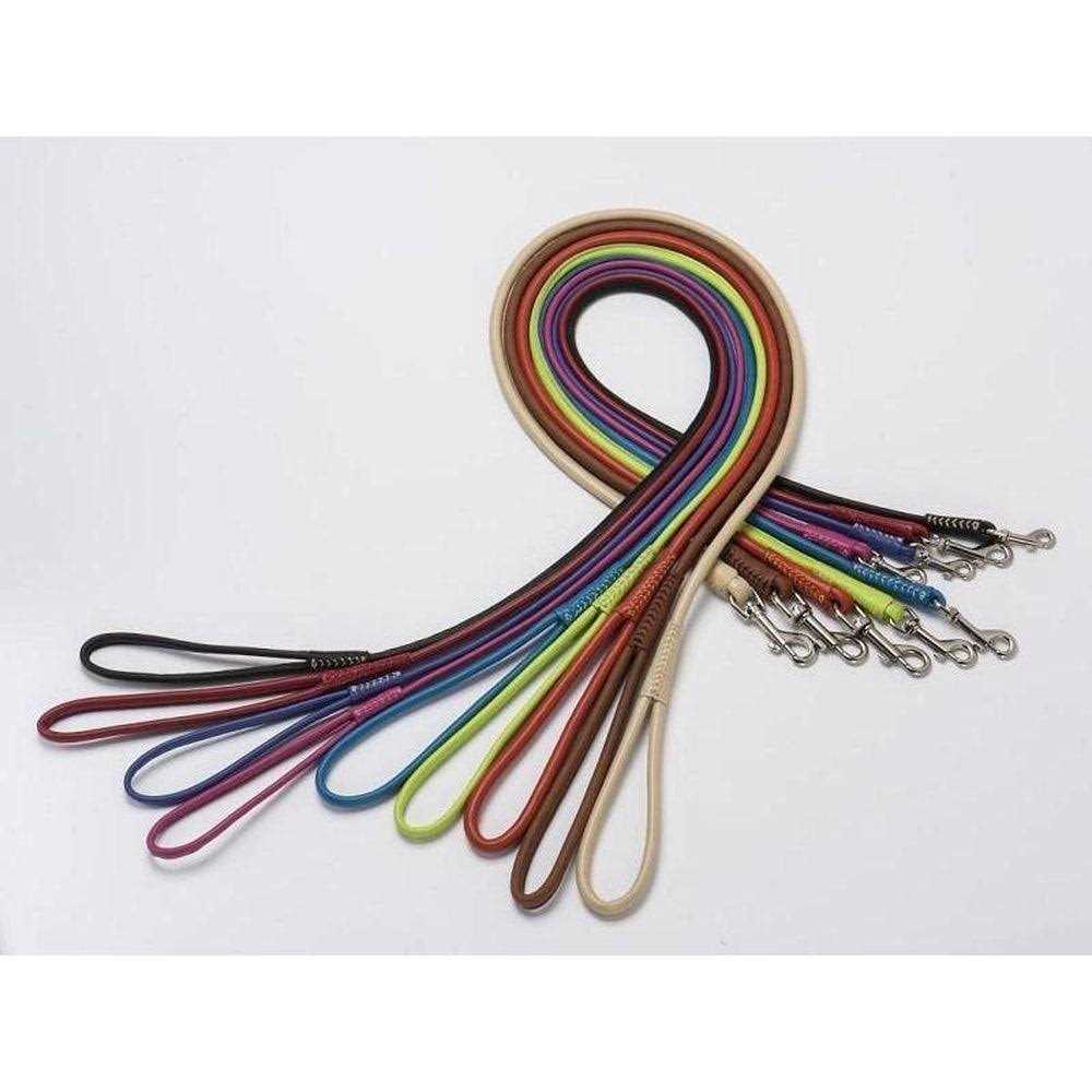 Soft Leather Round Leash B799251