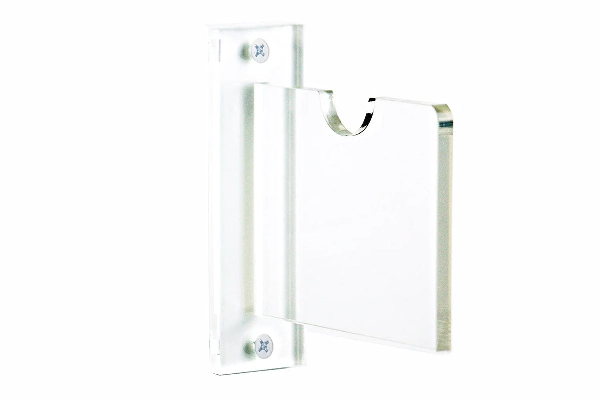 Clear Acrylic Baseball Home Plate Wall Mount Bracket I693