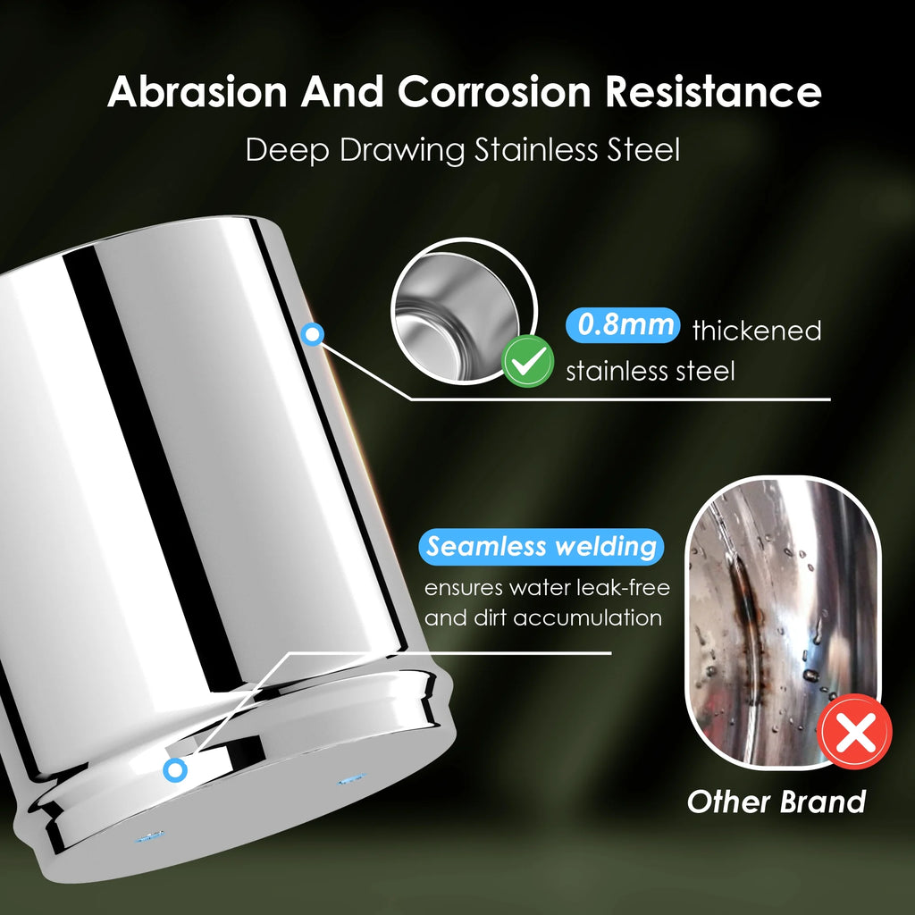 Stainless-steel Gravity-fed Water Filter System with 2 Filters and Stand T780