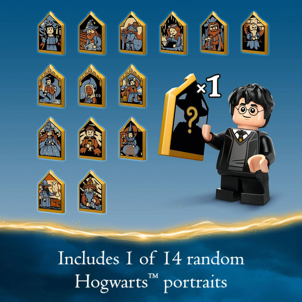 Harry Potter Toy Playset with 3 Characters Y694694