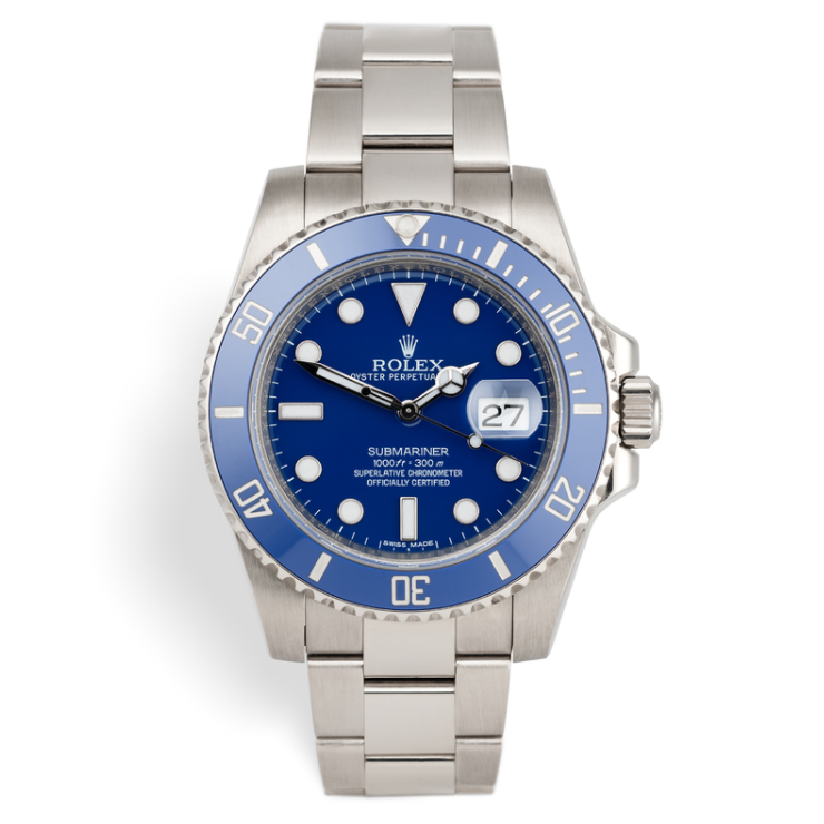 Silver/Blue 40mm K540325