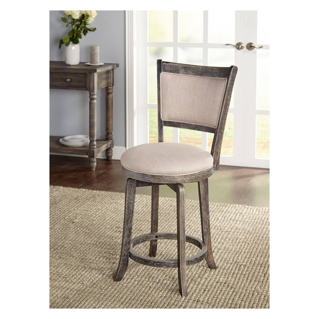 Grey Swivel Stool V3486