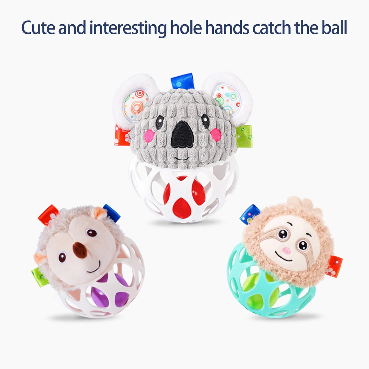 Plush Animal Ball Toy with Bell N526703