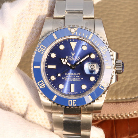 Silver/Blue 40mm K540325