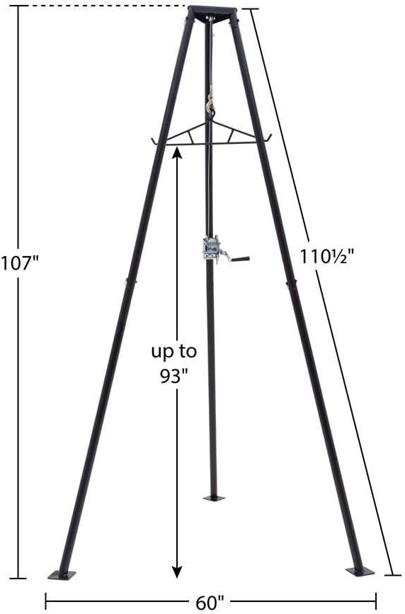 Tripod Game Hoist with Gambrel H172977