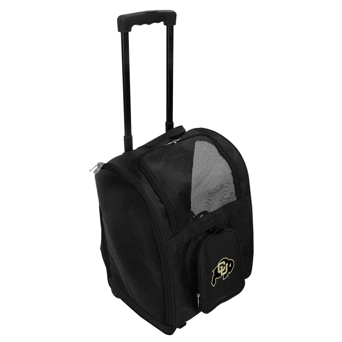 Black Pet Carrier with Wheels M5811