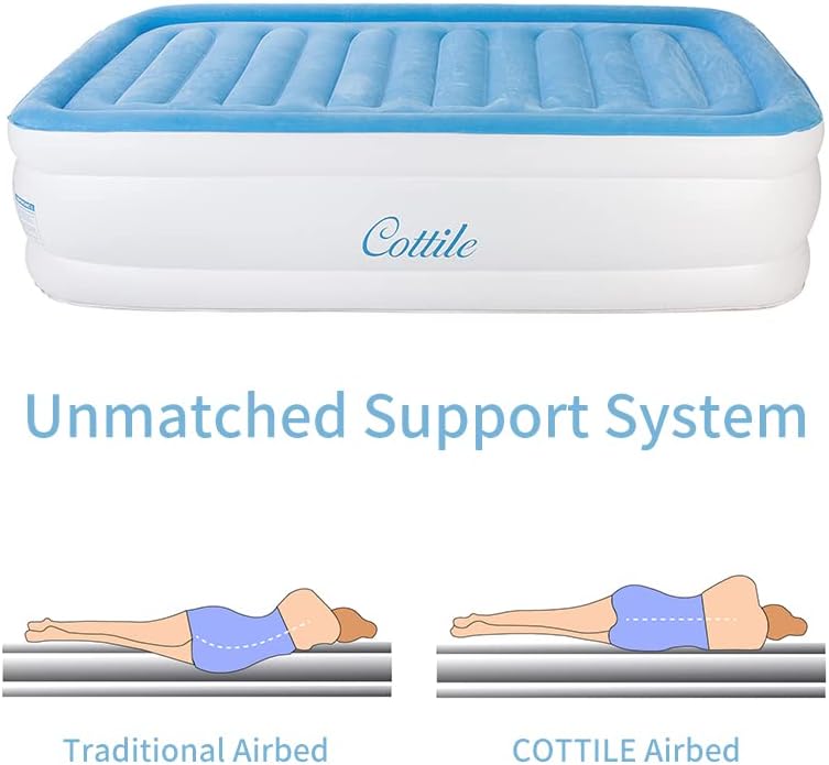 Air Mattress with Electric Internal Pump, Twin 75x40x18 V142