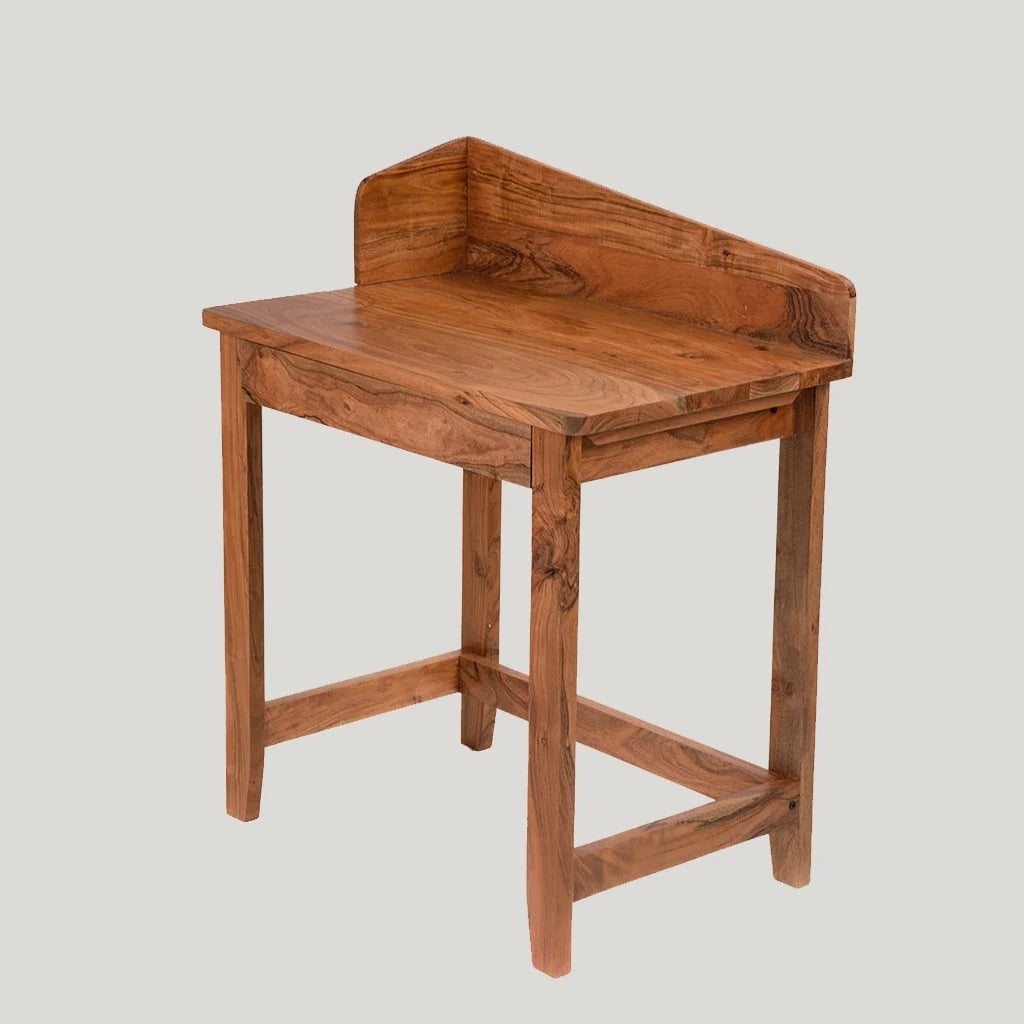 Handmade Light Walnut Wood Desks V9679