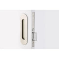 Narrow Oval Tall Passage Pocket Door Pull Satin Nickel Sliding Door Hardware S765951
